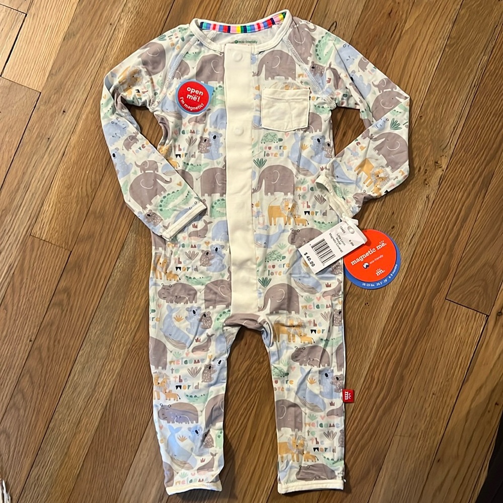 NWT magnetic me onesie romper